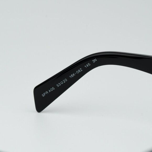 NEW Prada PRA05S 16K08Z Black Dark Grey Square Unisex Sunglasses main image 4